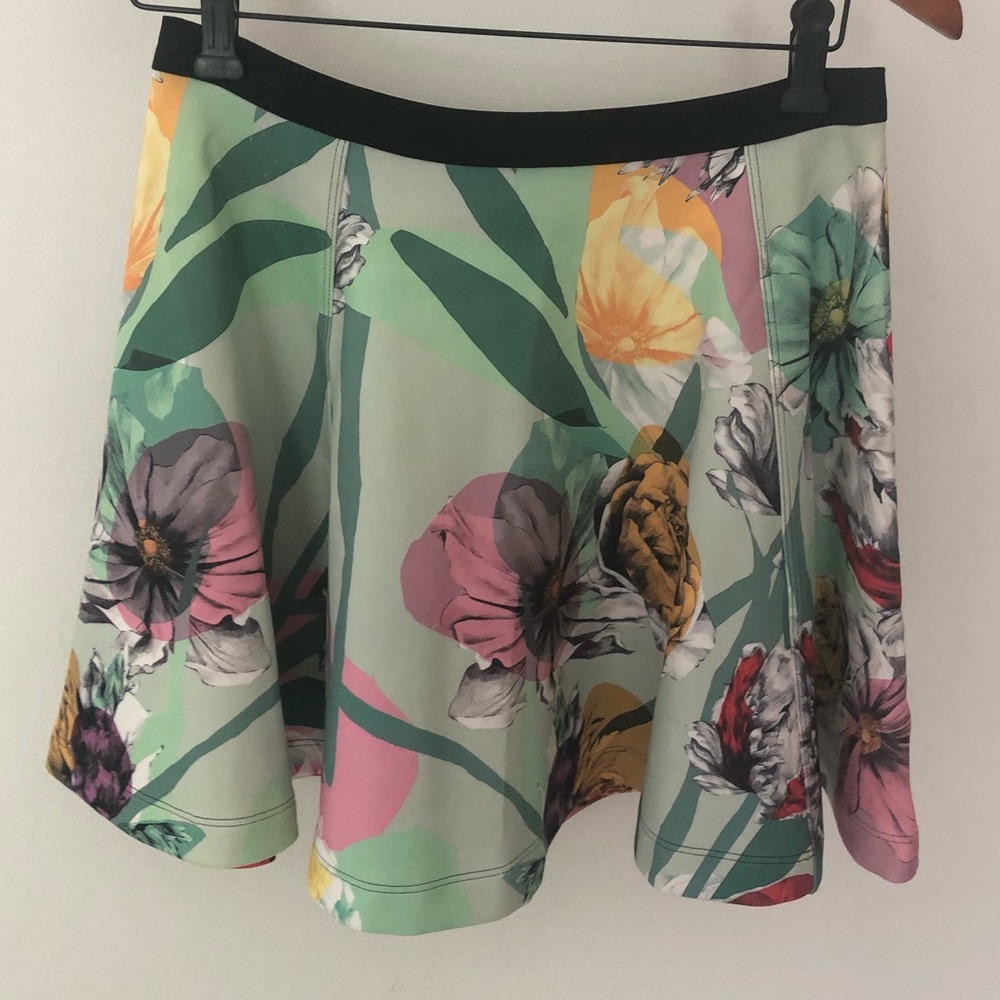 Clover Canyon floral mini skirt